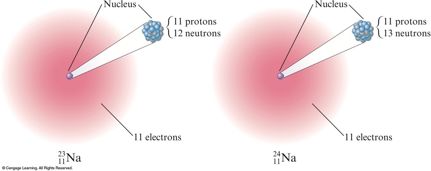 sodium element number of protons