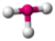 The ClF3 molecule.