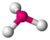 The NH3 molecule.